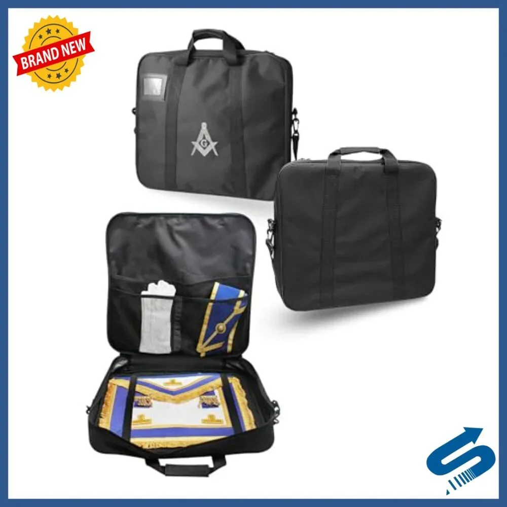 Freemason Apron Case Set with Shoulder Strap Inner Pocket